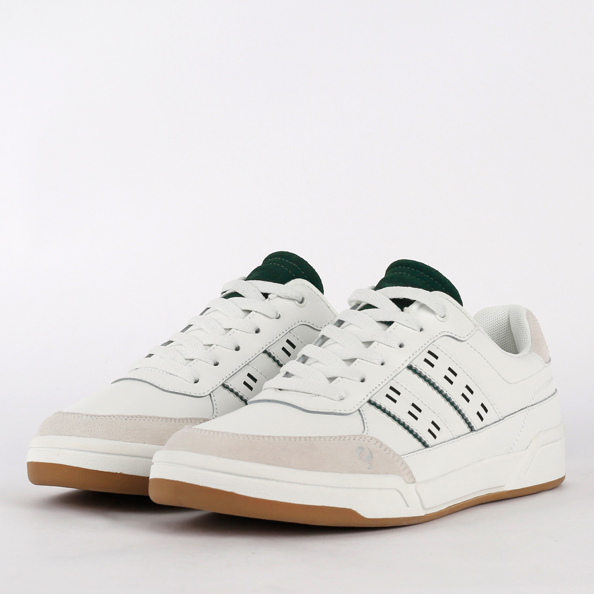 Q1905 Men's Sneaker Raalte - White/Green - Q1905.com