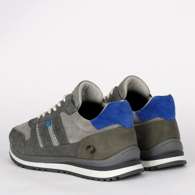 Heren Sneaker Heerlen - Grijs/Koningsblauw