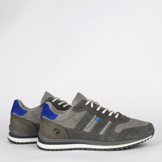 Men's Sneaker Heerlen - Grey/Royal Blue