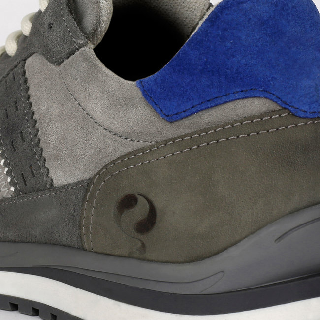 Men's Sneaker Heerlen - Grey/Royal Blue
