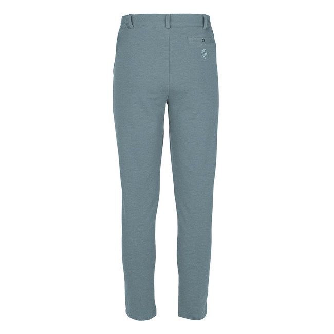 Heren Chino Duiven - Melange Denimblauw