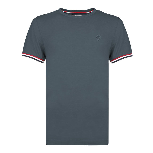 Q1905 Heren T-shirt Katwijk - Denimblauw