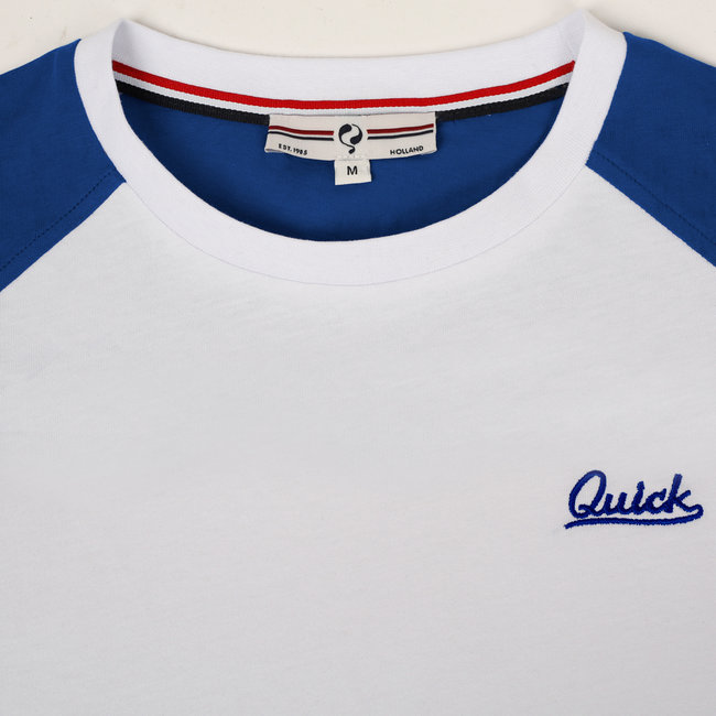 Men's T-shirt Strike - White/Royal Blue