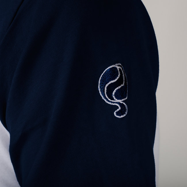 Heren T-shirt Strike - Wit/Donkerblauw