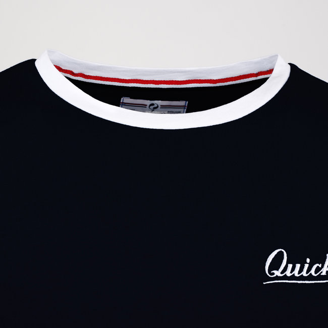 Heren T-shirt Captain - Donkerblauw/Wit