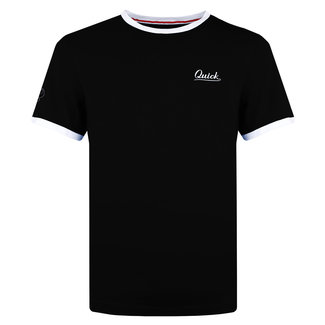 Q1905 Heren T-shirt Captain - Zwart/Wit