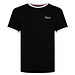 Q1905 Heren T-shirt Captain - Zwart/Wit