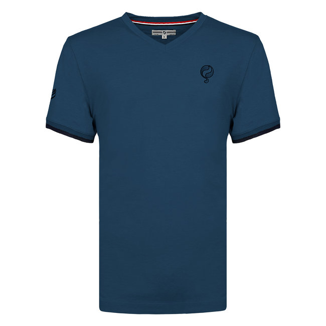 Men T-shirt Egmond - Denim Blue