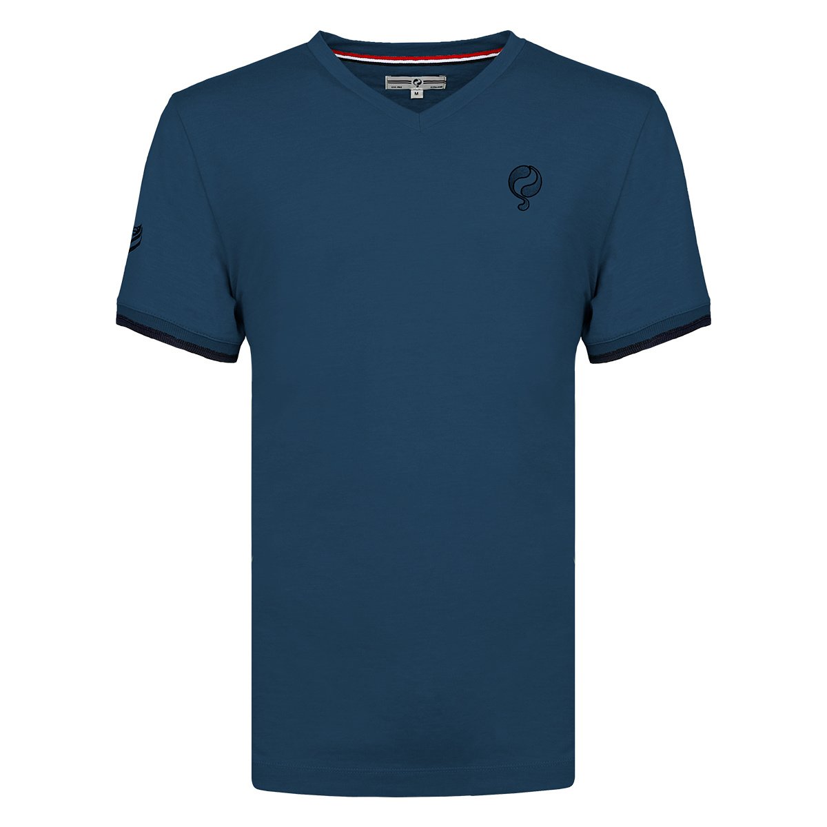 2 voor €59 | Heren T-shirt Egmond | Denimblauw