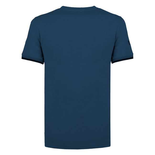 Heren T-shirt Egmond - Denimblauw
