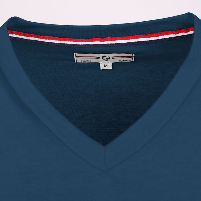 Heren T-shirt Egmond - Denimblauw