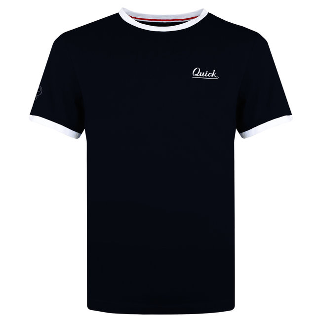 Heren T-shirt Captain - Donkerblauw/Wit