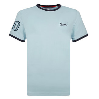 Q1905 Heren T-shirt Captain - Wolkenblauw/Donkerblauw