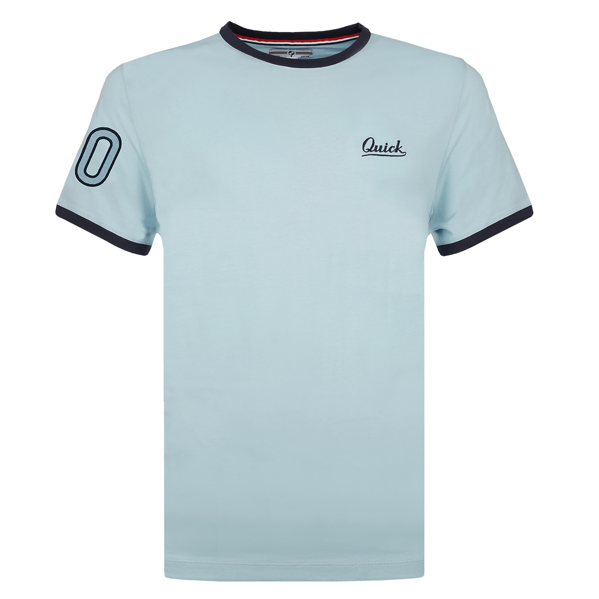 Heren T-shirt Captain | Wolkenblauw/Donkerblauw