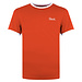 Q1905 Heren T-shirt Captain - Koraalrood/Wit