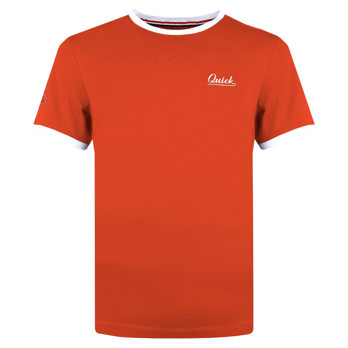 Coral red sales t shirt