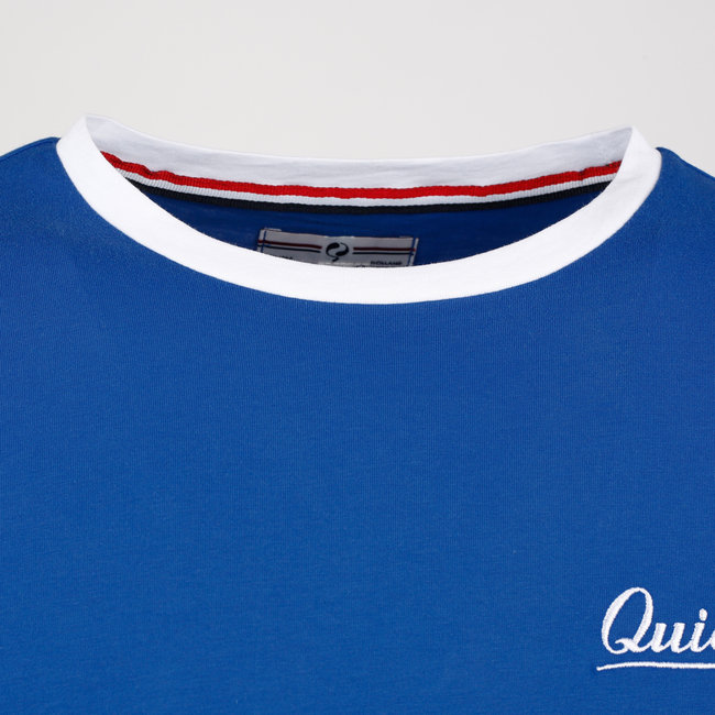 Heren T-shirt Captain - Koningsblauw/Wit