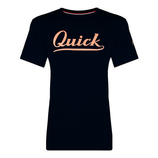 Q1905 Women's T-shirt Pearl - Dark Blue/Salmon Pink
