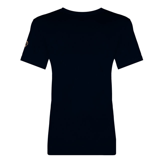 Dames T-shirt Parel - Donkerblauw/Zalmroze