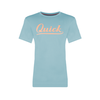 Q1905 Women's T-shirt Pearl - Cloud Blue/Salmon Pink
