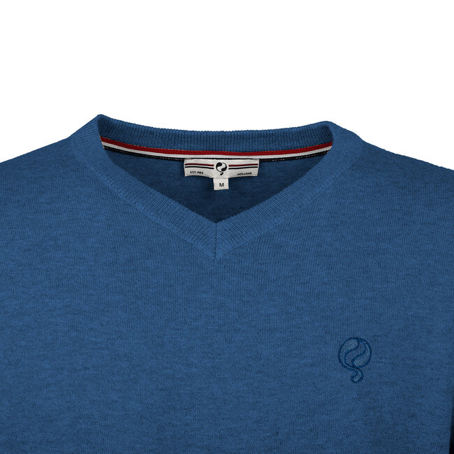 Heren Trui Heemskerk- Denim Blauw Melange