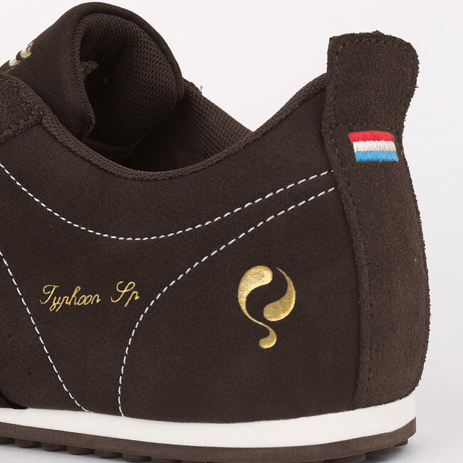 Heren Sneaker Typhoon SP - Donkerbruin/Donkerbruin/Wit