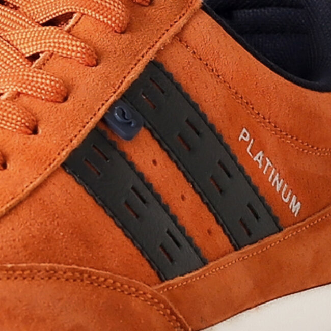 Men's Sneaker Platinum - Autumn Orange/Dark Blue/White