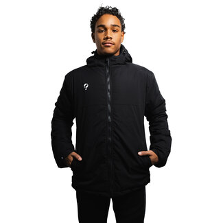 Q1905 Heren Padded Jacket Evergreen - Zwart/Wit