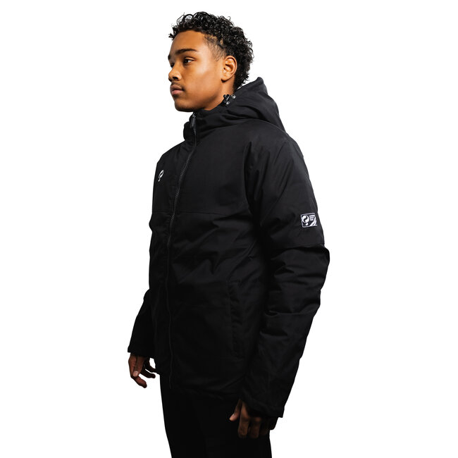 Evergreen Padded Jacket - Black/White