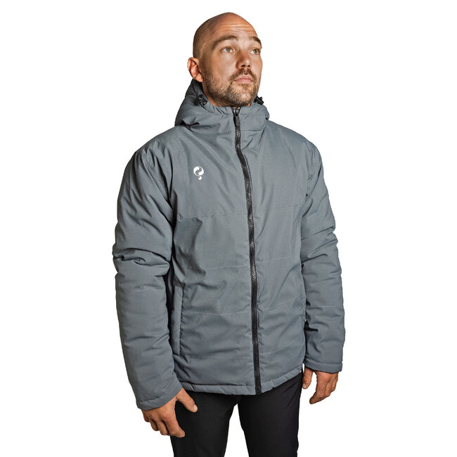 Heren Winterjas Evergreen - Grijs/Wit