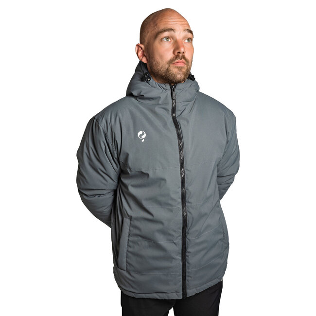 Heren Winterjas Evergreen - Grijs/Wit