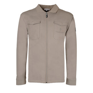 Q1905 Heren Overshirt Hattem - Taupe-Groen