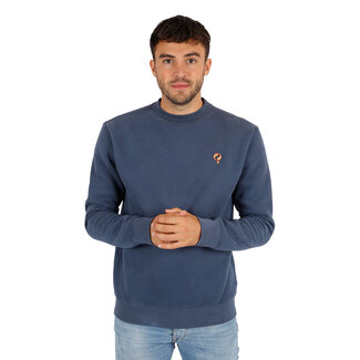 Q1905 Men's Sweater Hekelingen - Denimblue/Marine