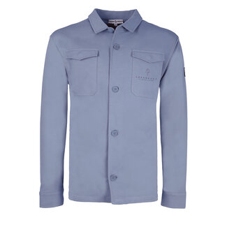 Q1905 Heren Overshirt Andel - Steenblauw-Grijs