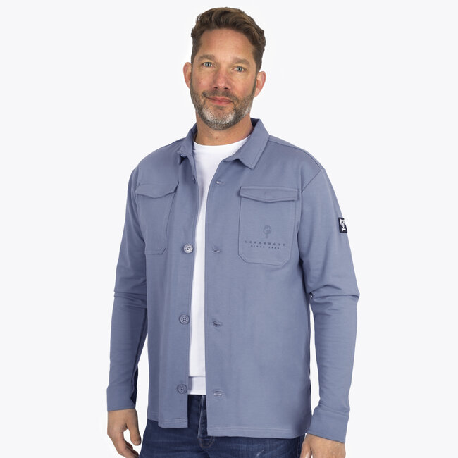 Men's Overshirt Andel - Stone Blue-Grey