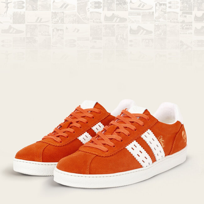 Men's Sneaker Medal - Orange/White