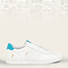 Q1905 Dames Sneaker Medal - Wit/Aqua Blauw