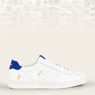 Q1905 Dames Sneaker Medal - Wit/Koningsblauw