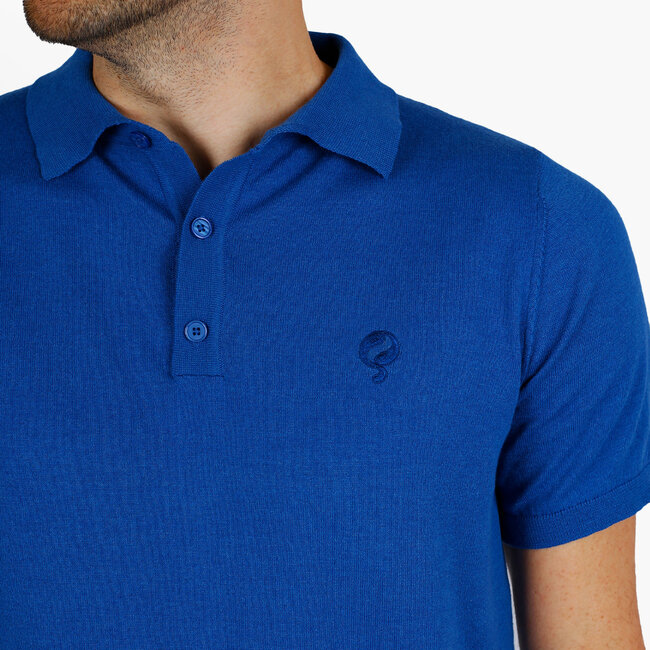 Men's Polo Hessum - Evening Blue Melange