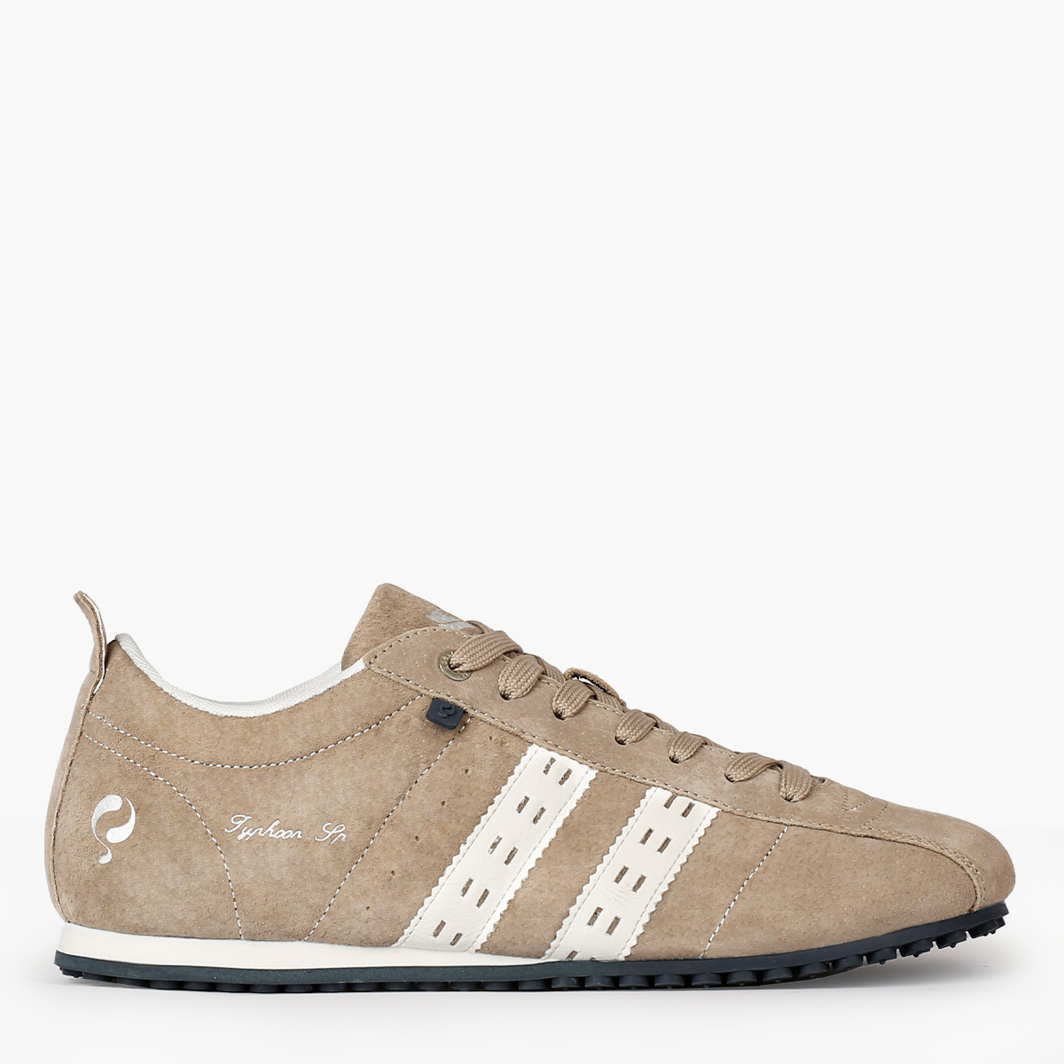 2 voor €99 | Heren Sneaker Typhoon SP | Taupe/Wit