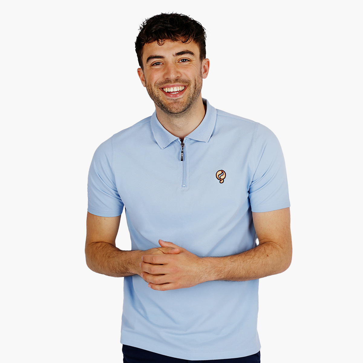 3 voor €99 | Heren Polo Zuidland | Ochtendblauw