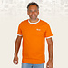 Q1905 Heren T-shirt Kapitein - NL Oranje/Wit