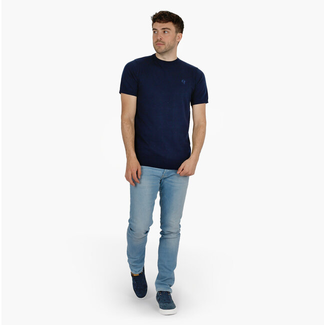 Heren T-Shirt Maurik - Donkerblauw