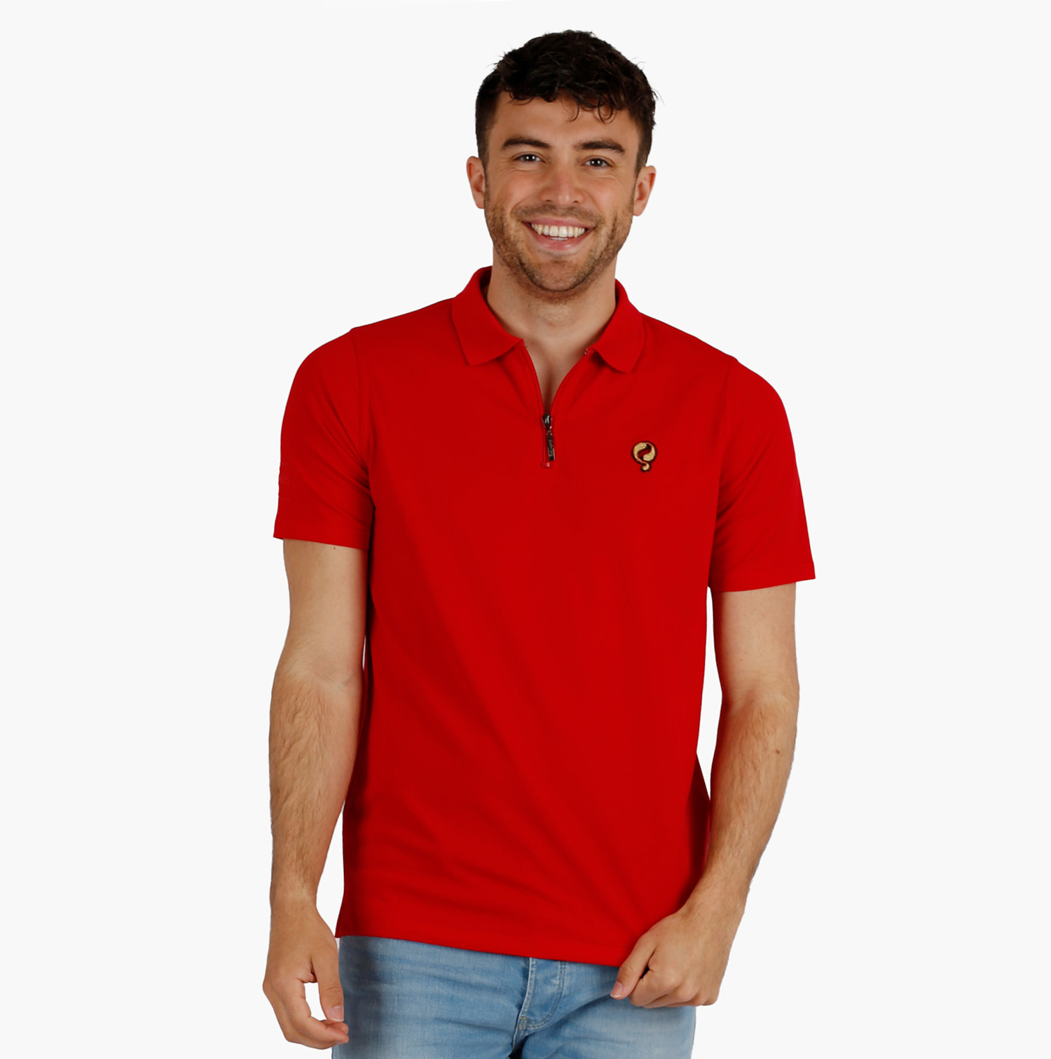 Heren Polo Zuidland Rood