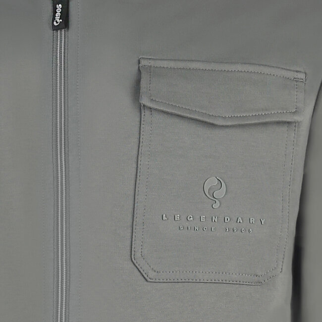 Heren Overshirt Hattem - Zacht Grijsgroen