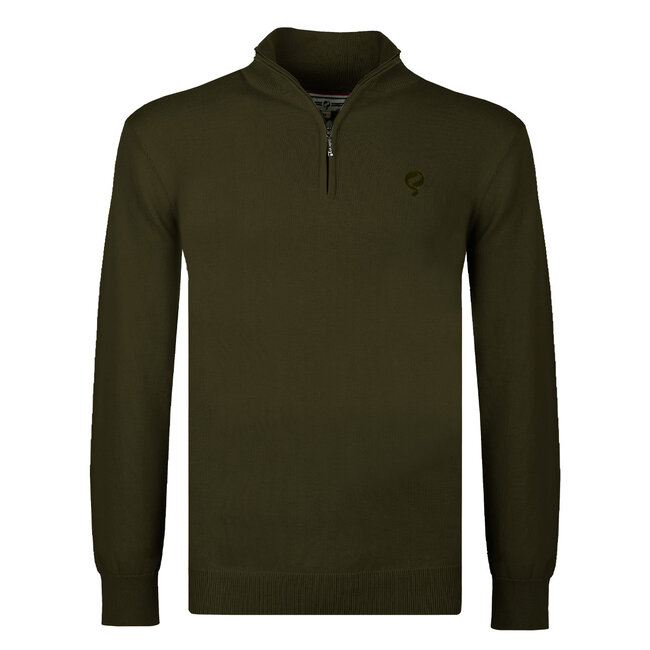 Heren Trui Kralingen - Legergroen