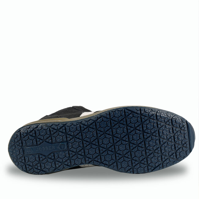 Werkschoen London Hoog - Blauw Suede