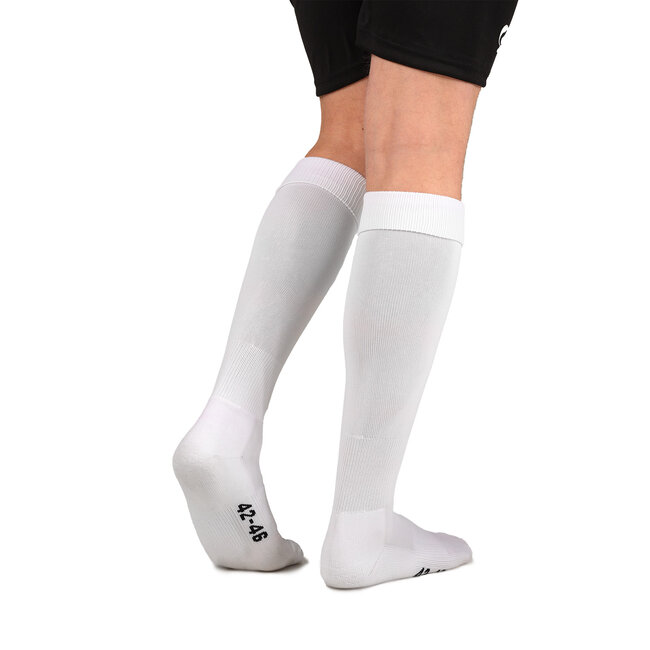 Evergreen Football Socks - White/Black | Comfortable Football Socks