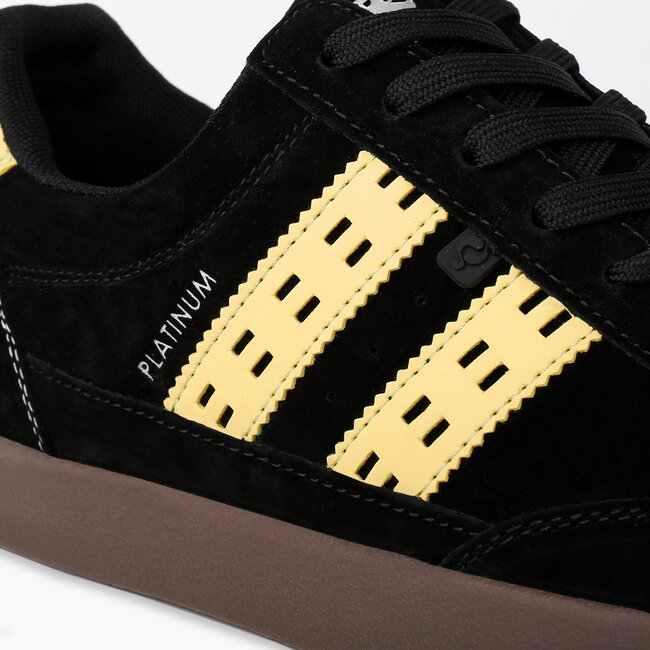 Heren Sneaker Platinum - Zwart/Lichtgeel