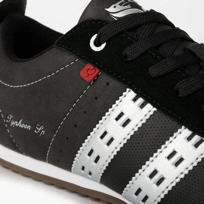 Heren Sneaker Typhoon SP - Zwart/Zilver/Rood